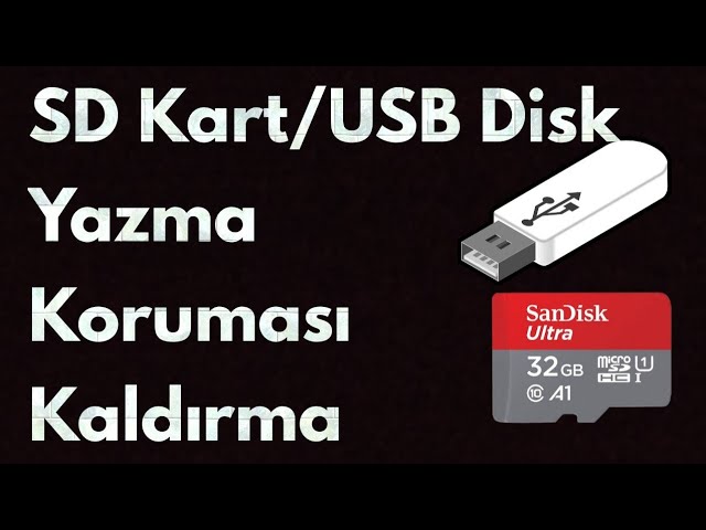 USB Yazma Koruması Kaldırma Nasıl Yapılır?